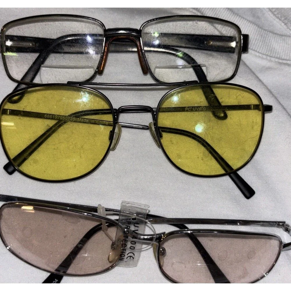 Bundle Lot 13 Pair Of Eyeglass Frames Modern Vintage Men’s Women’s Wire Plastic